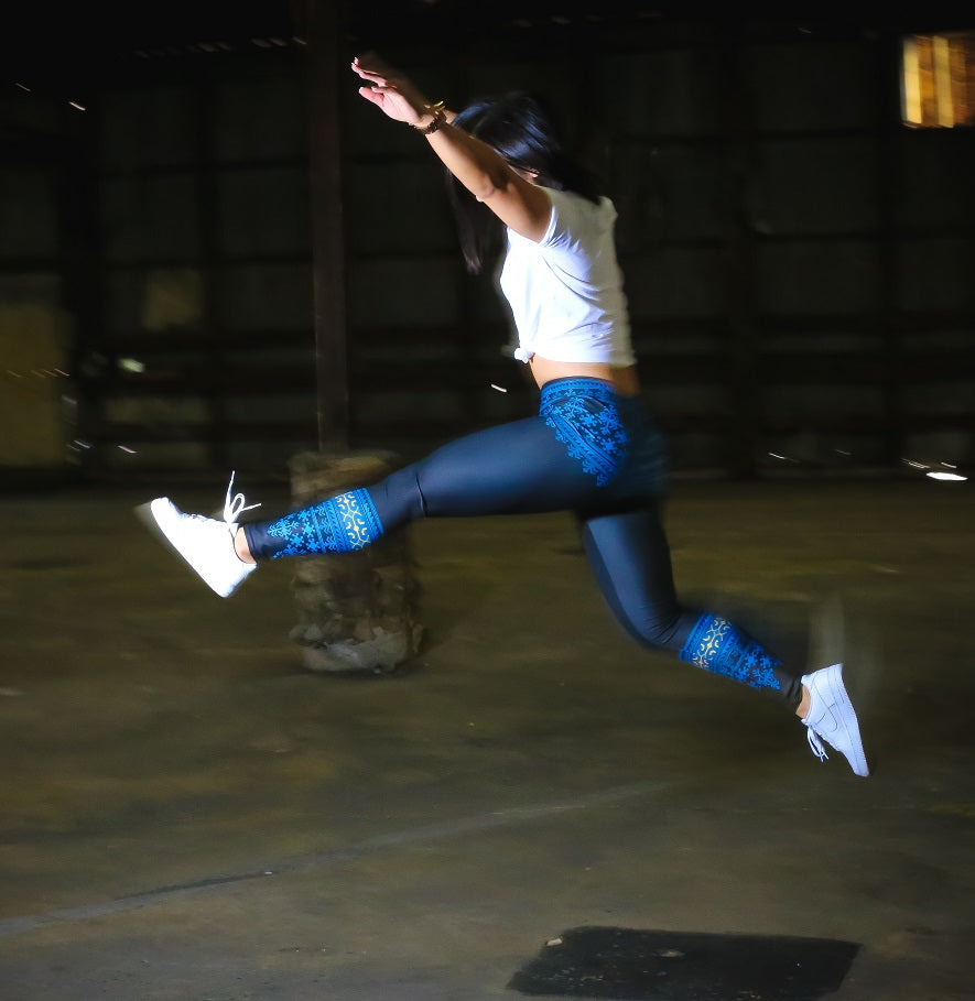 Spider Skirt Yoga Leggings