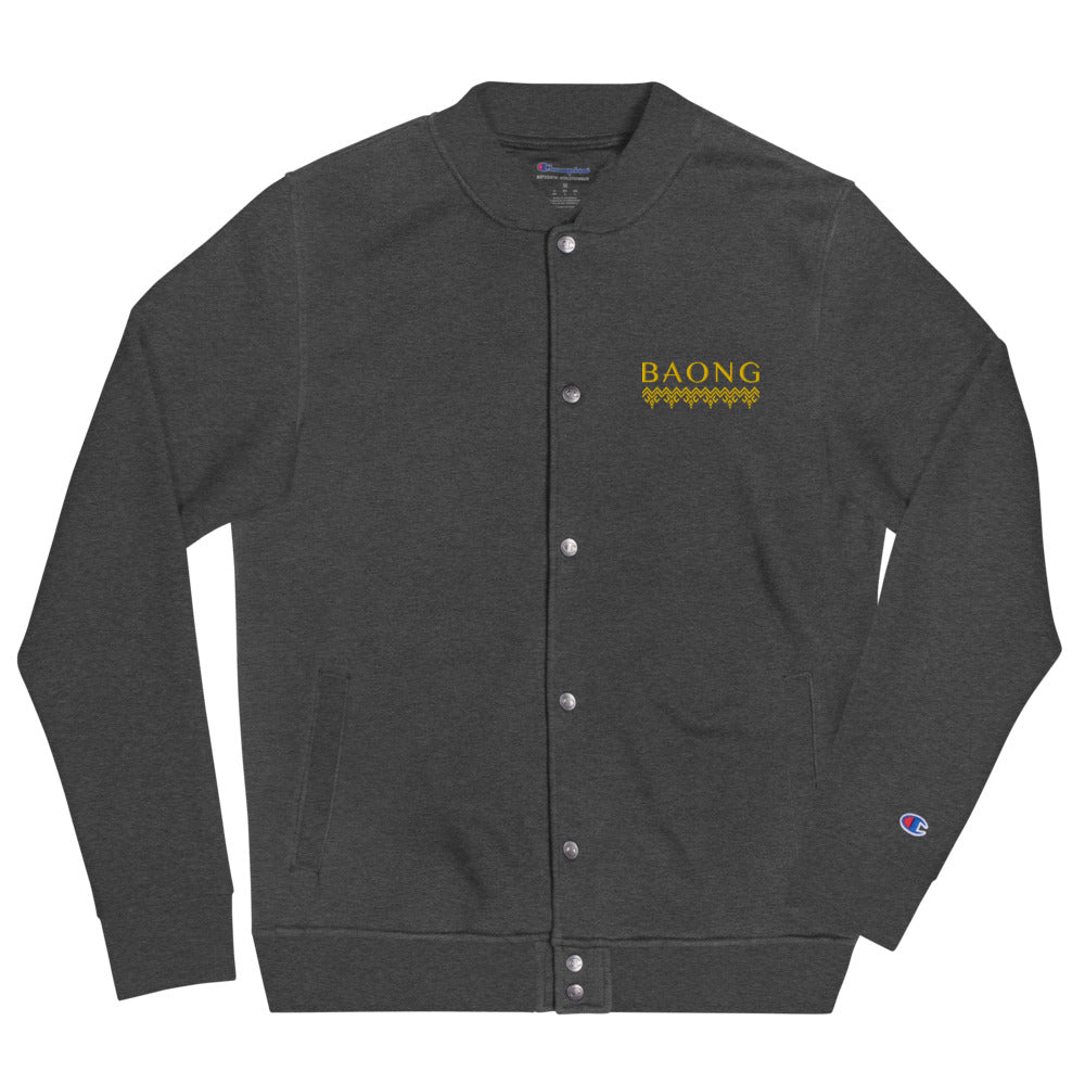 BAONG Elevate Champion Bomber Jacket (Gold Embroidered)