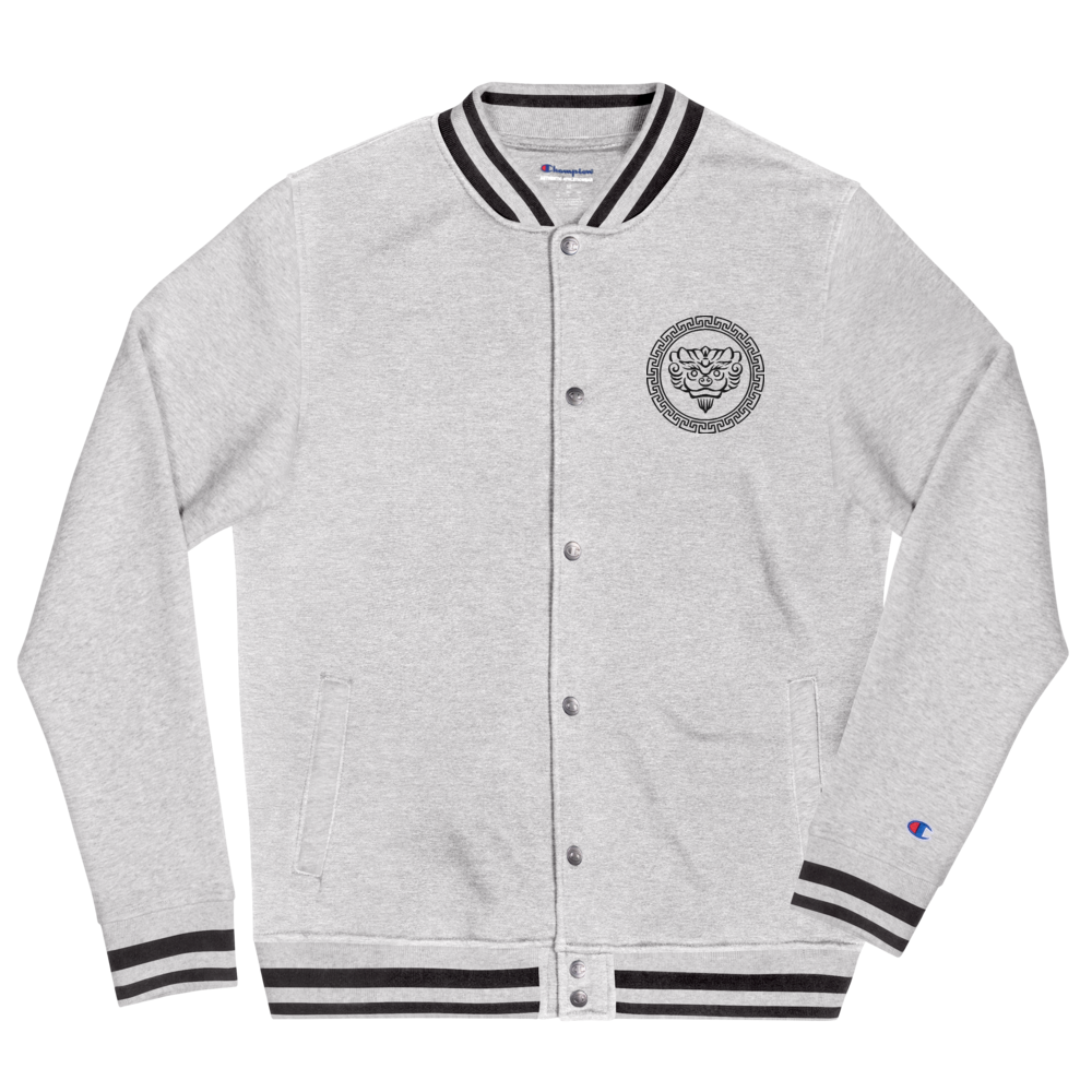 Mystic Champion Bomber Jacket (Black Embroidered)