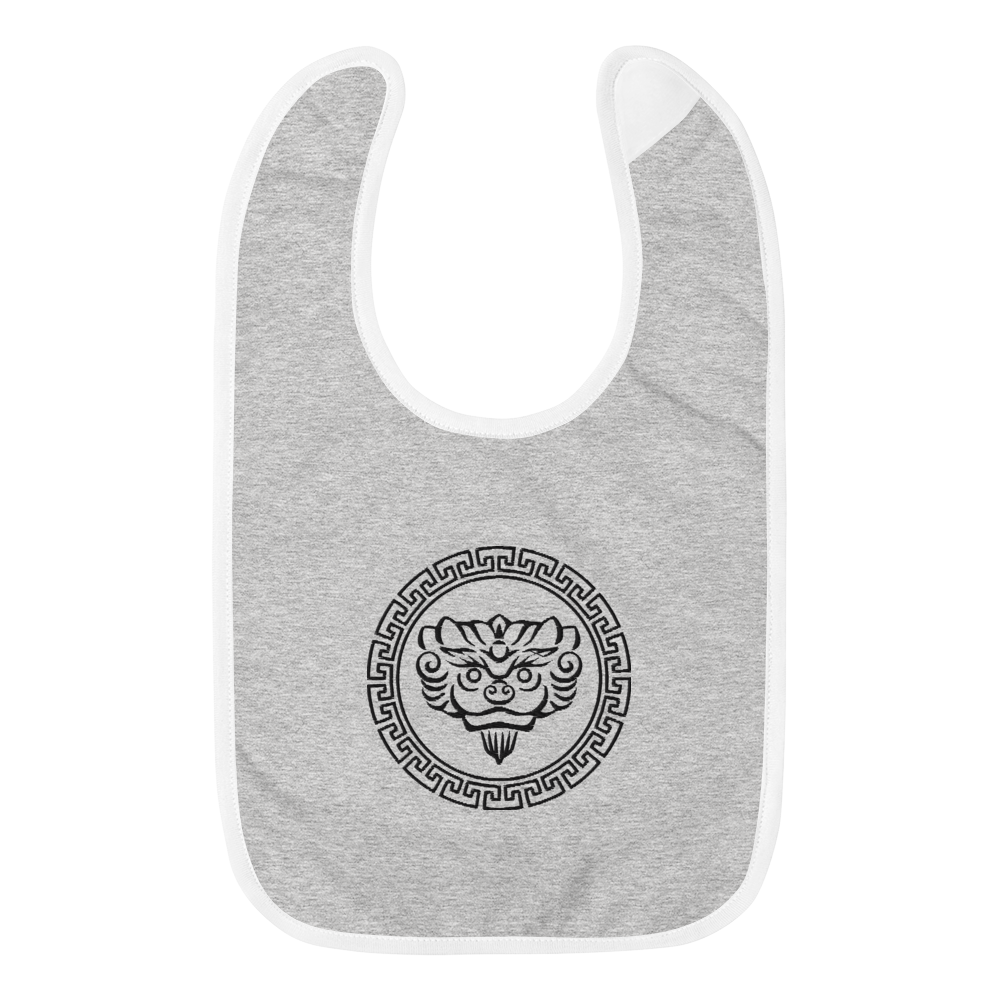 Mystic Baby Bib (Dark Embroidered)