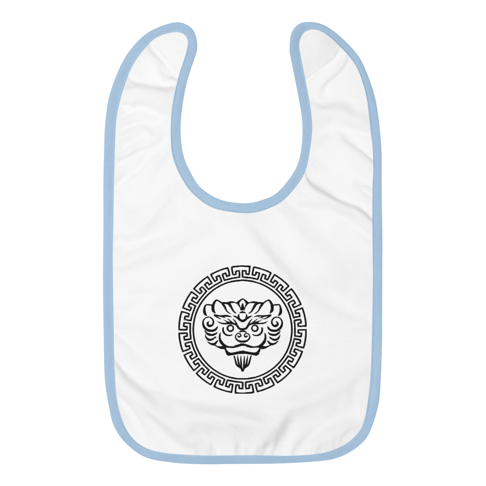 Mystic Baby Bib (Dark Embroidered)