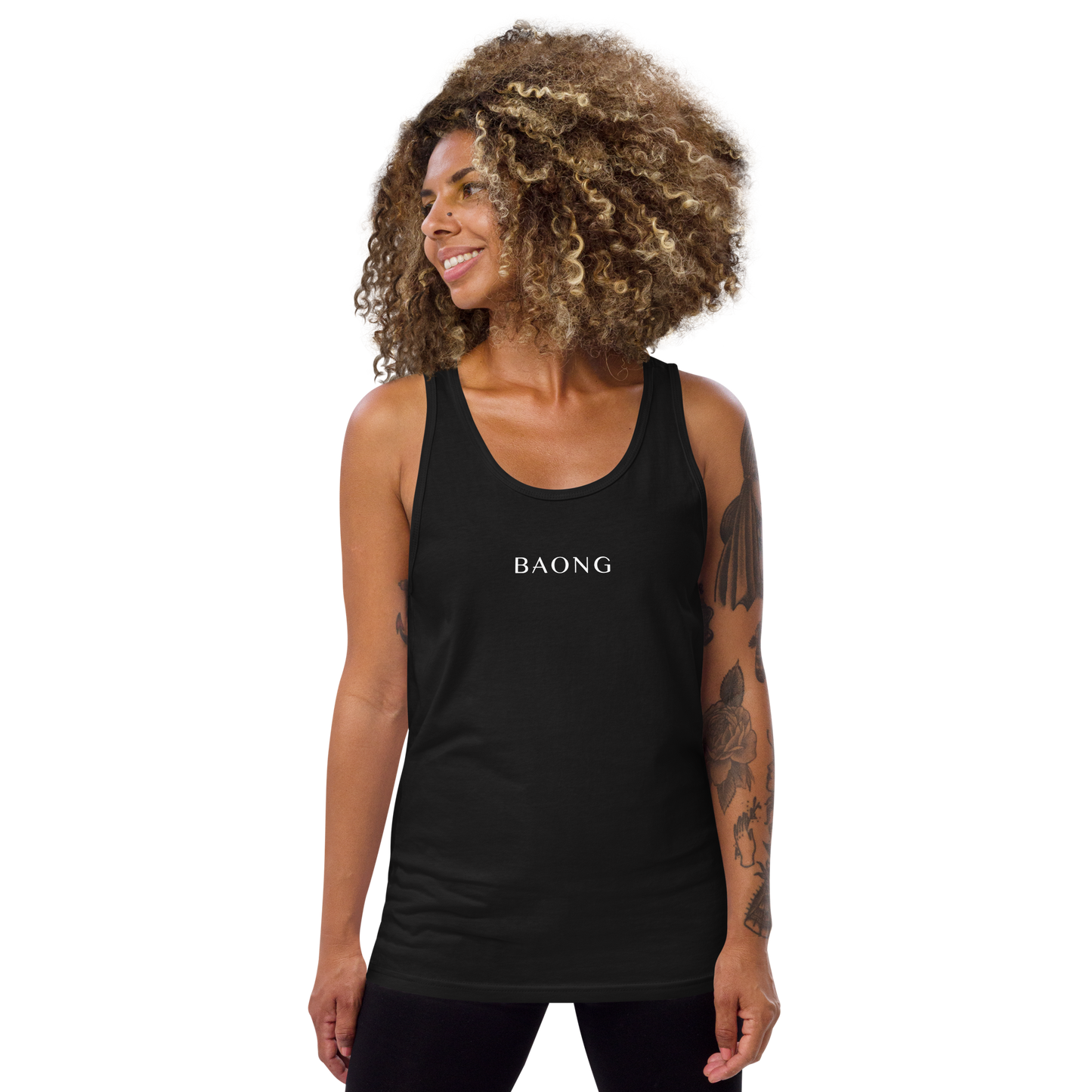 BAONG Tank Top Tri-Blend (White)