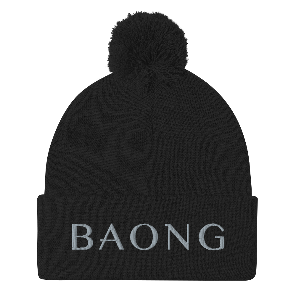 BAONG Pom Beanie (Silver)