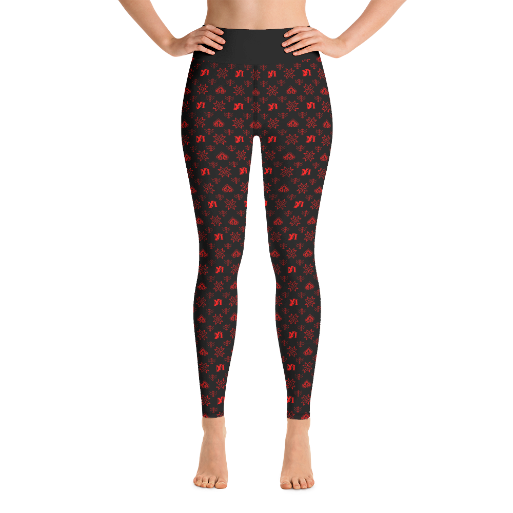 Crimson Yoga Leggings