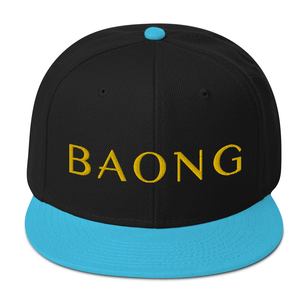 BAONG Embroidered Snapback (Gold)