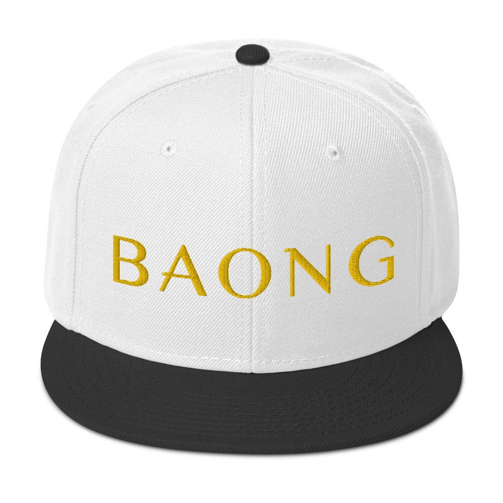 BAONG Embroidered Snapback (Gold)