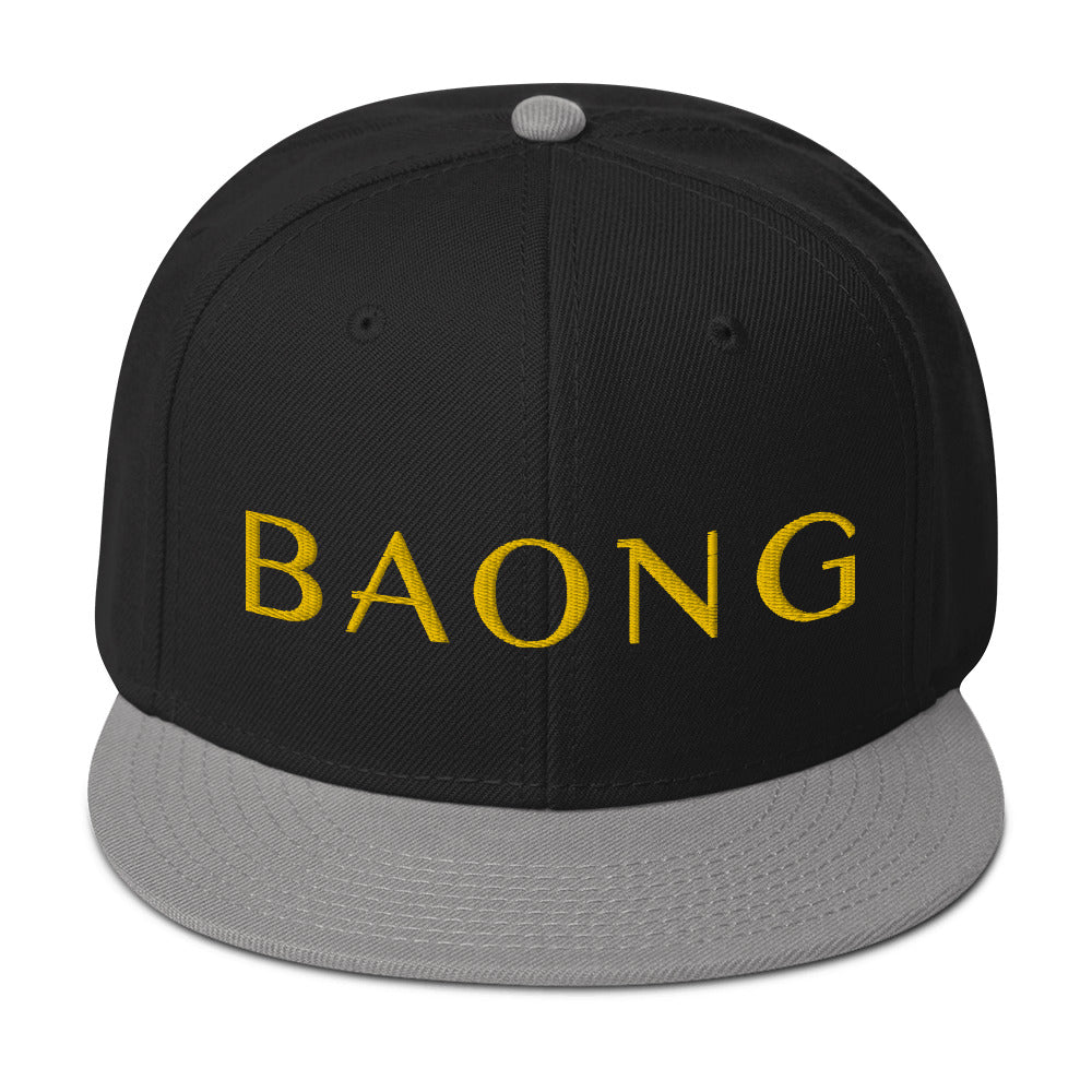 BAONG Embroidered Snapback (Gold)