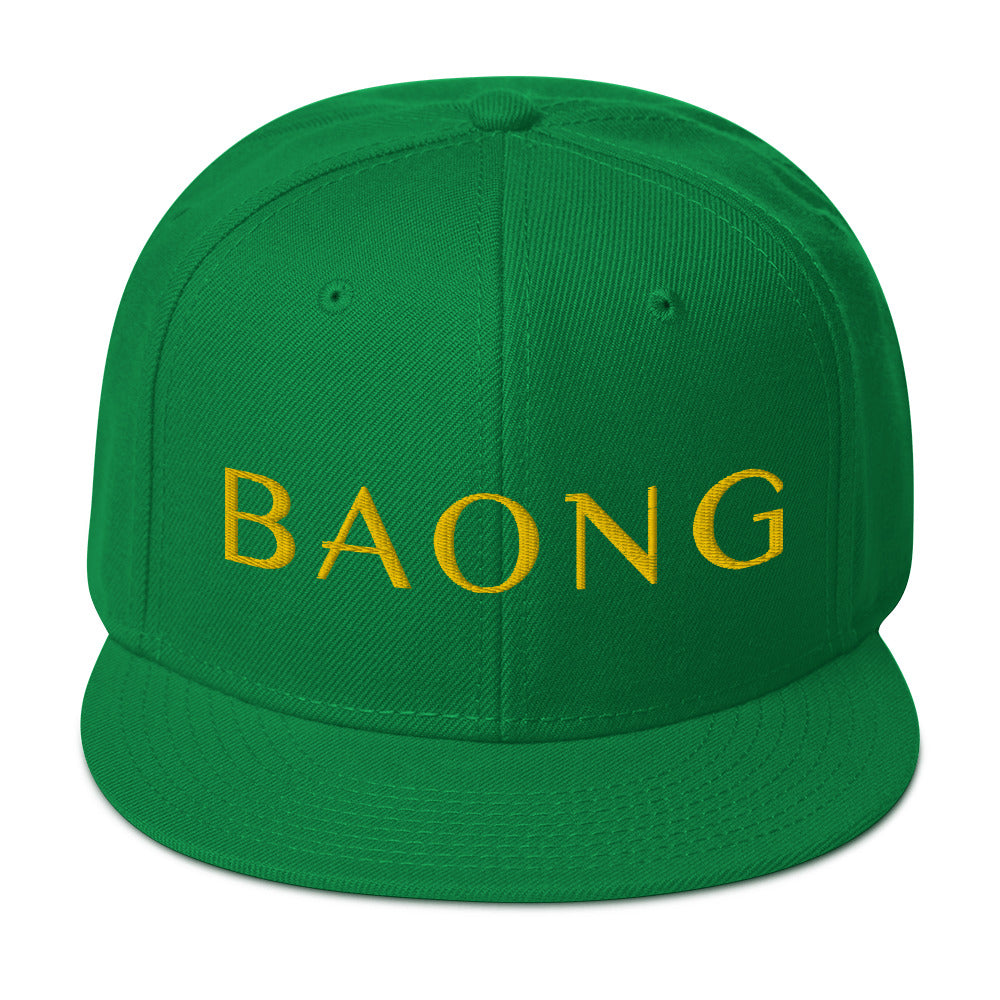 BAONG Embroidered Snapback (Gold)