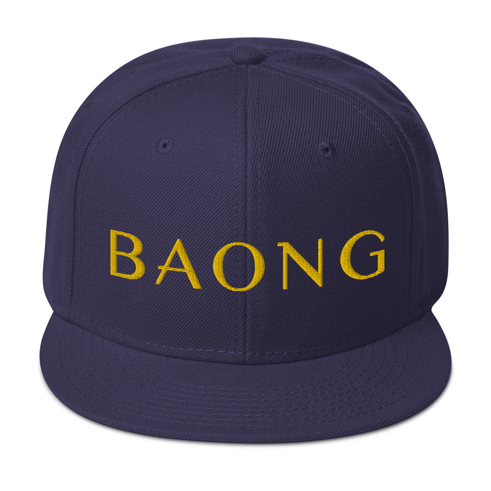 BAONG Embroidered Snapback (Gold)