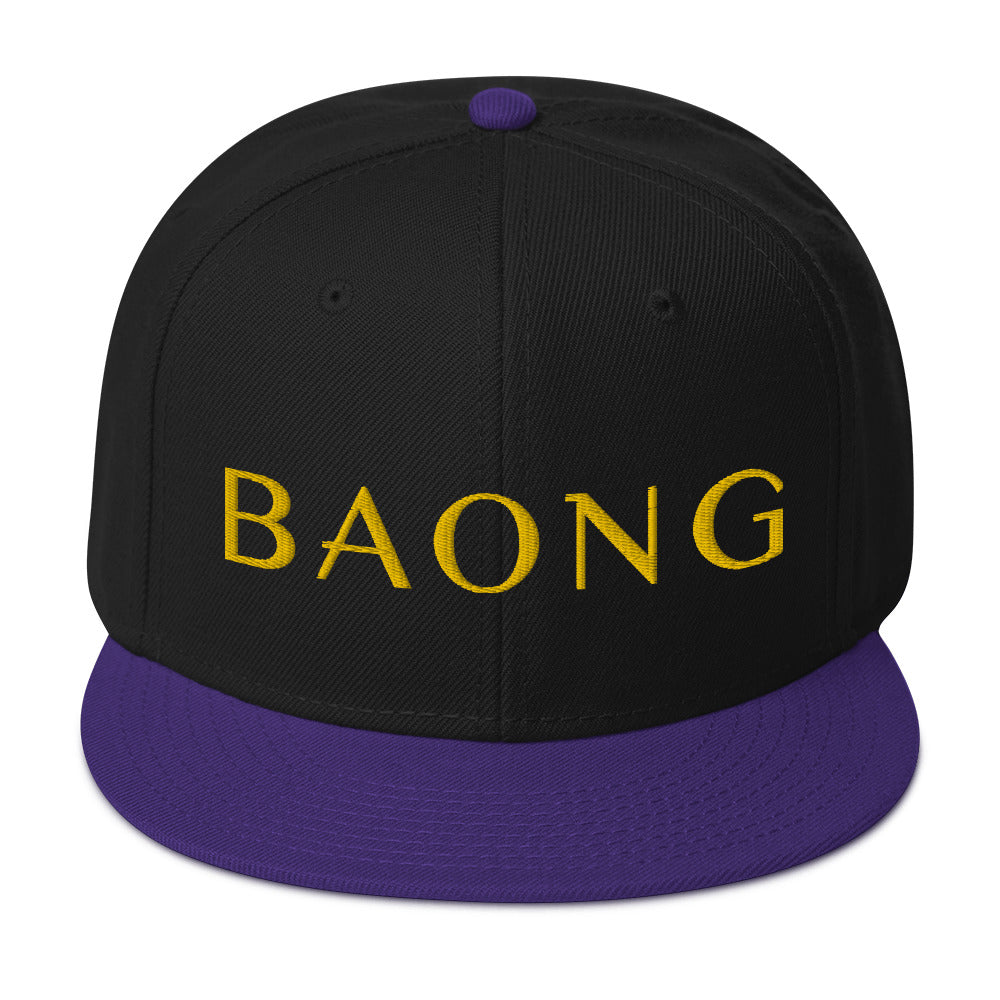 BAONG Embroidered Snapback (Gold)