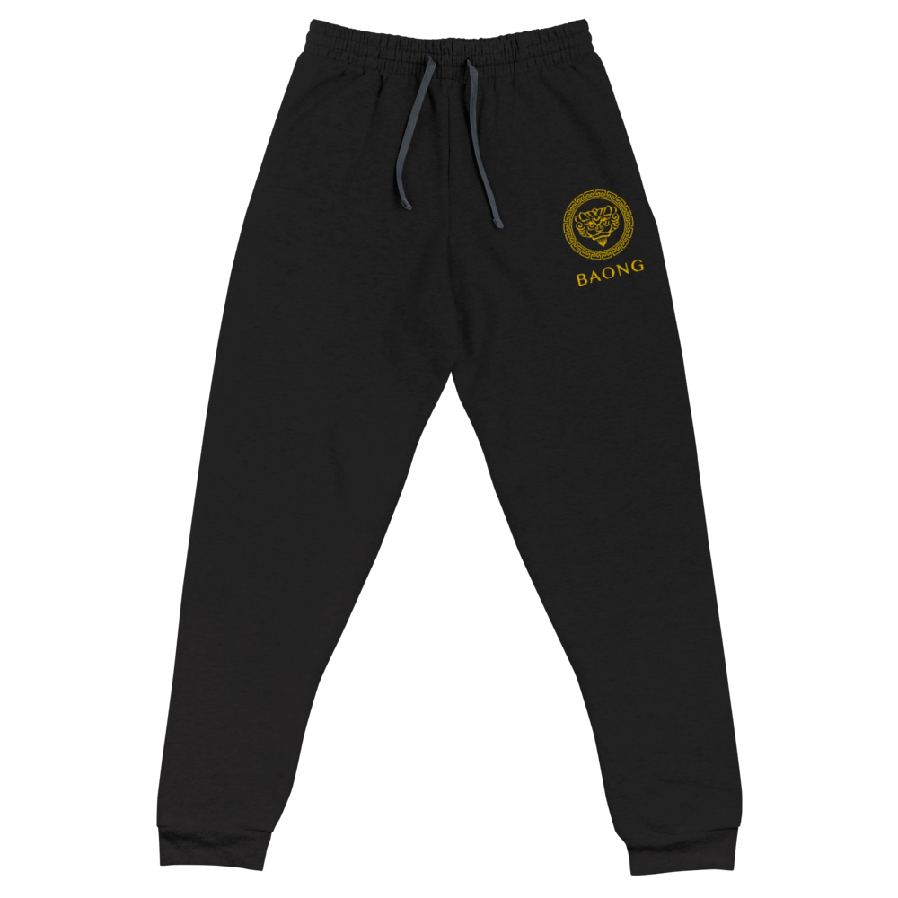 BAONG Unisex Joggers Embroidered (Gold)