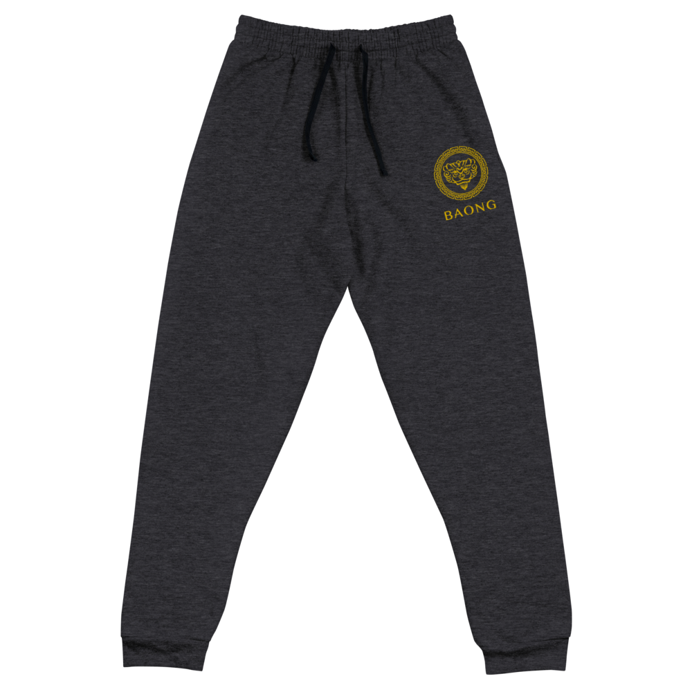 BAONG Unisex Joggers Embroidered (Gold)