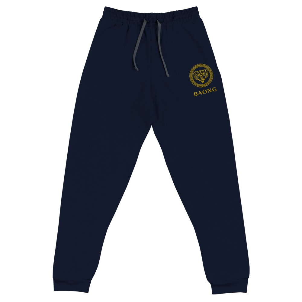 BAONG Unisex Joggers Embroidered (Gold)