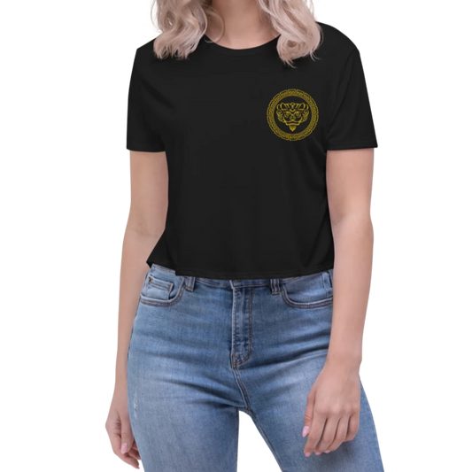 Mystic Lady Crop Tee (Embroidery)