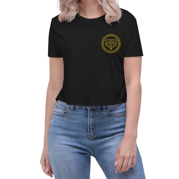 Mystic Lady Crop Tee (Embroidery)