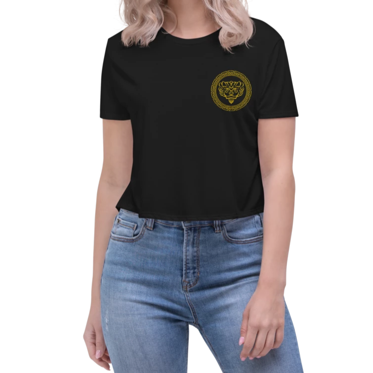 Mystic Lady Crop Tee (Embroidery)