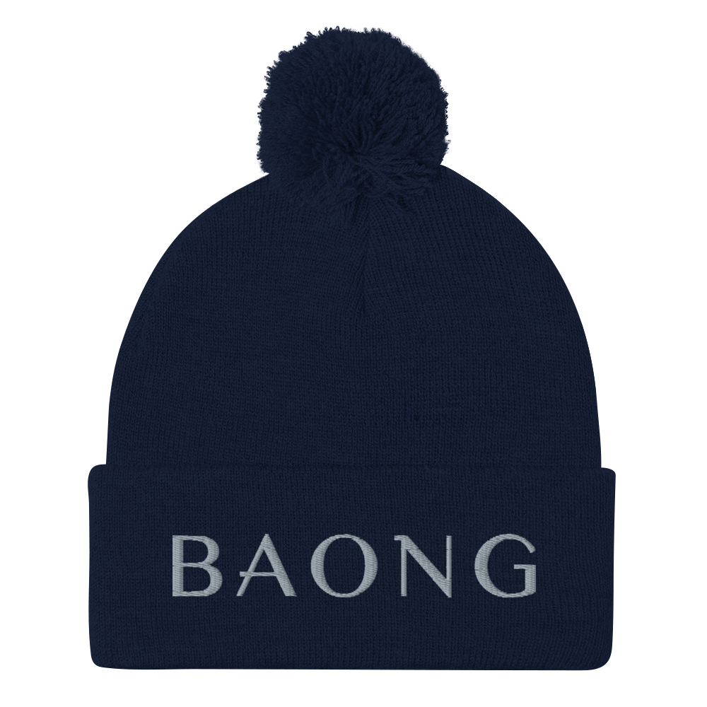 BAONG Pom Beanie (Silver)