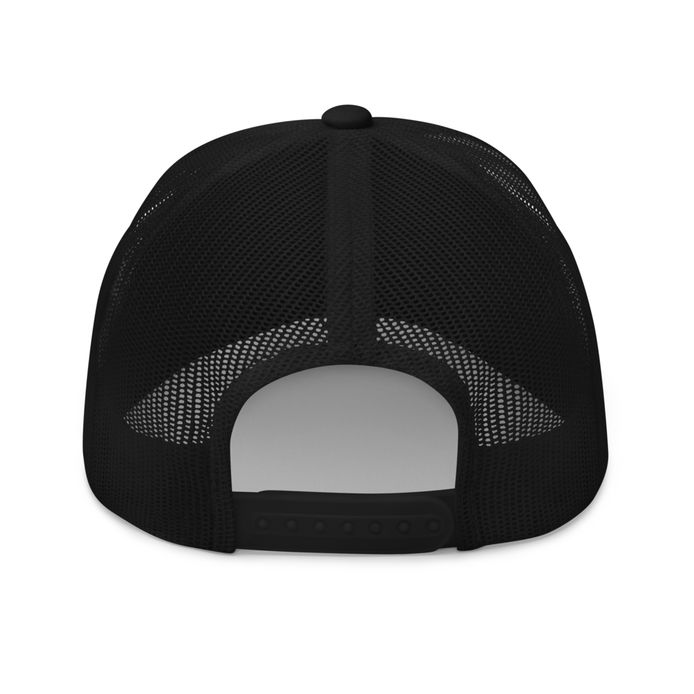 BAONG Embroidered Trucker Cap (Silver)