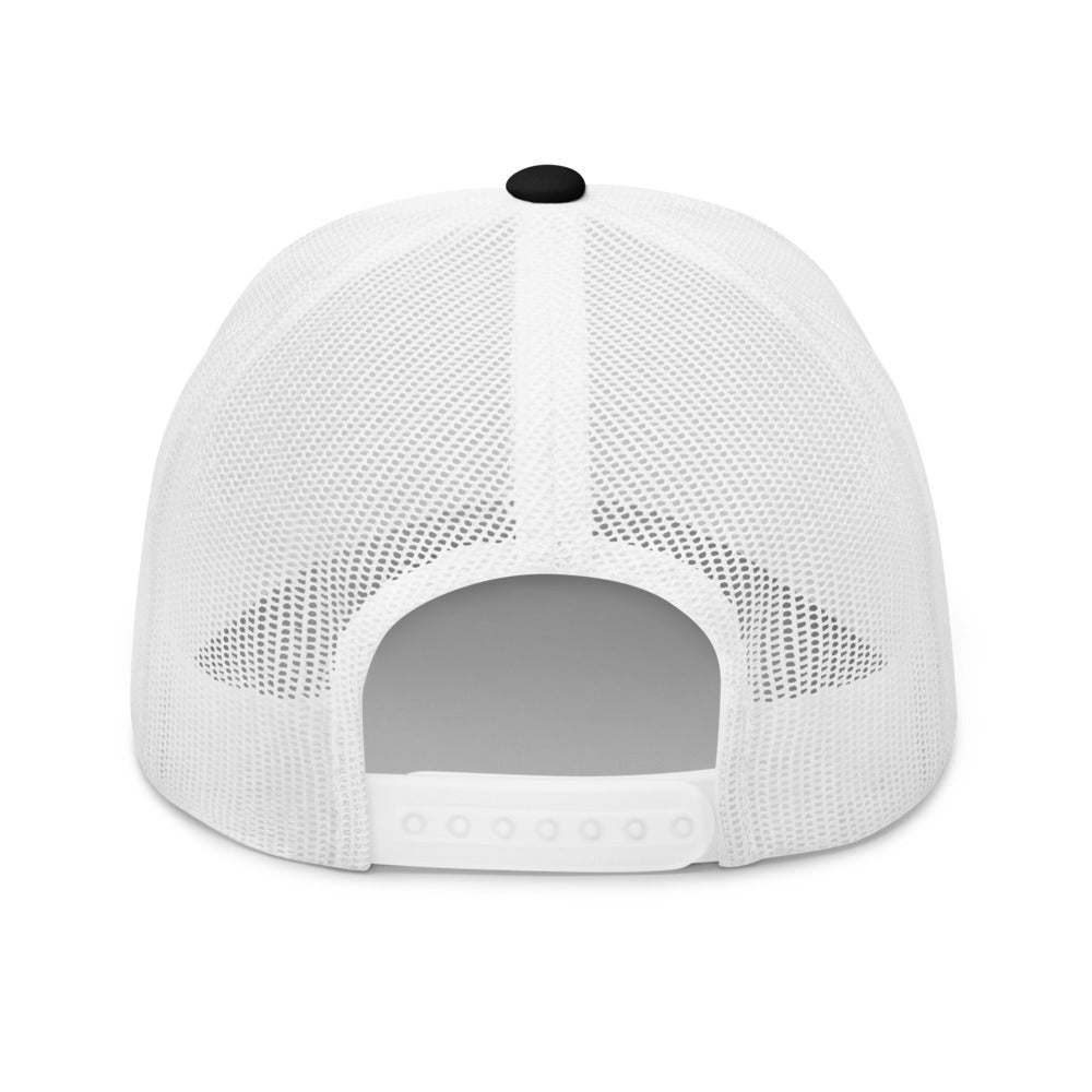 BAONG Embroidered Trucker Cap (Silver)