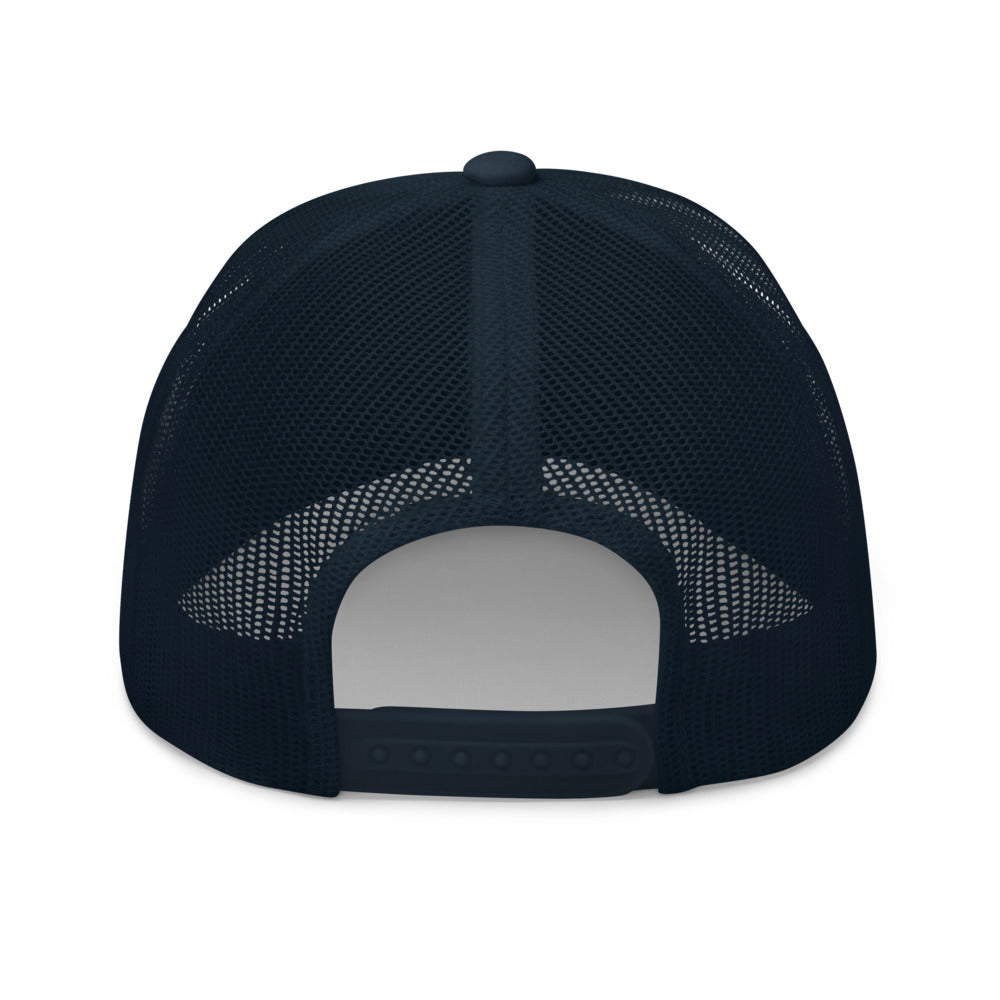 BAONG Embroidered Trucker Cap (Silver)