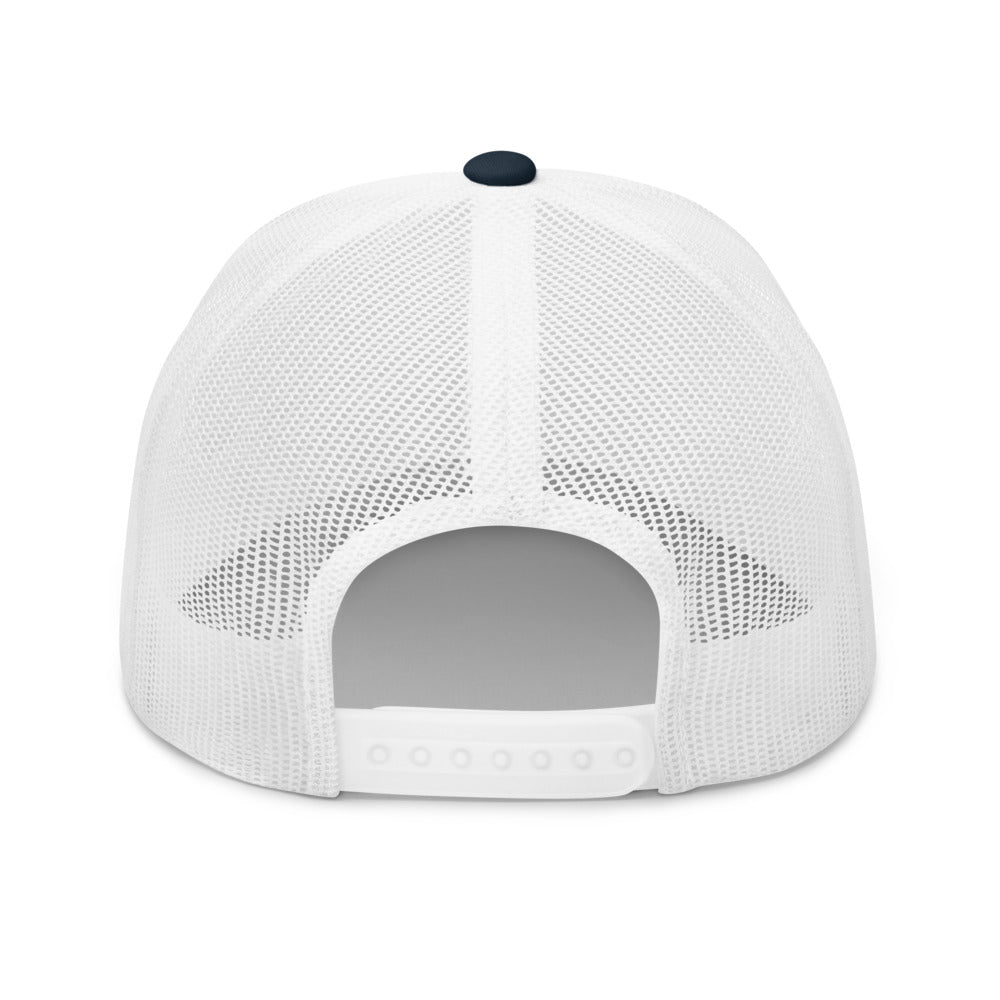 BAONG Embroidered Trucker Cap (Silver)