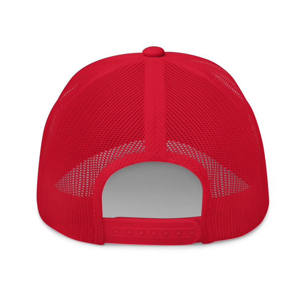 BAONG Embroidered Trucker Cap (Silver)
