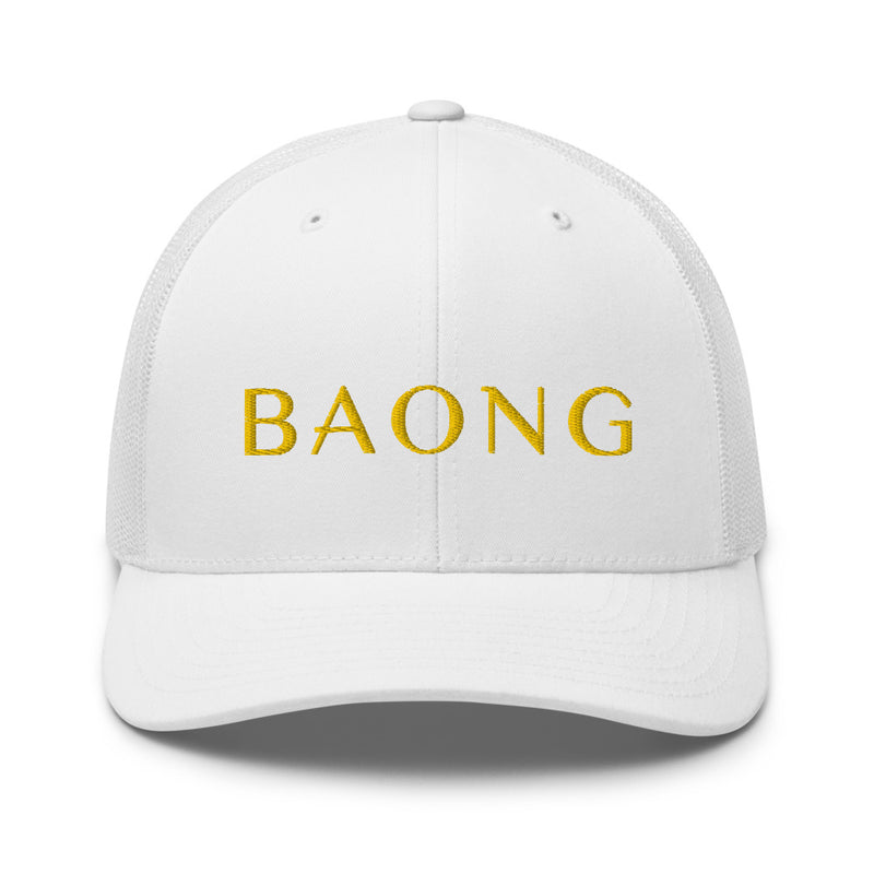 BAONG Embroidered Trucker Cap (Gold)