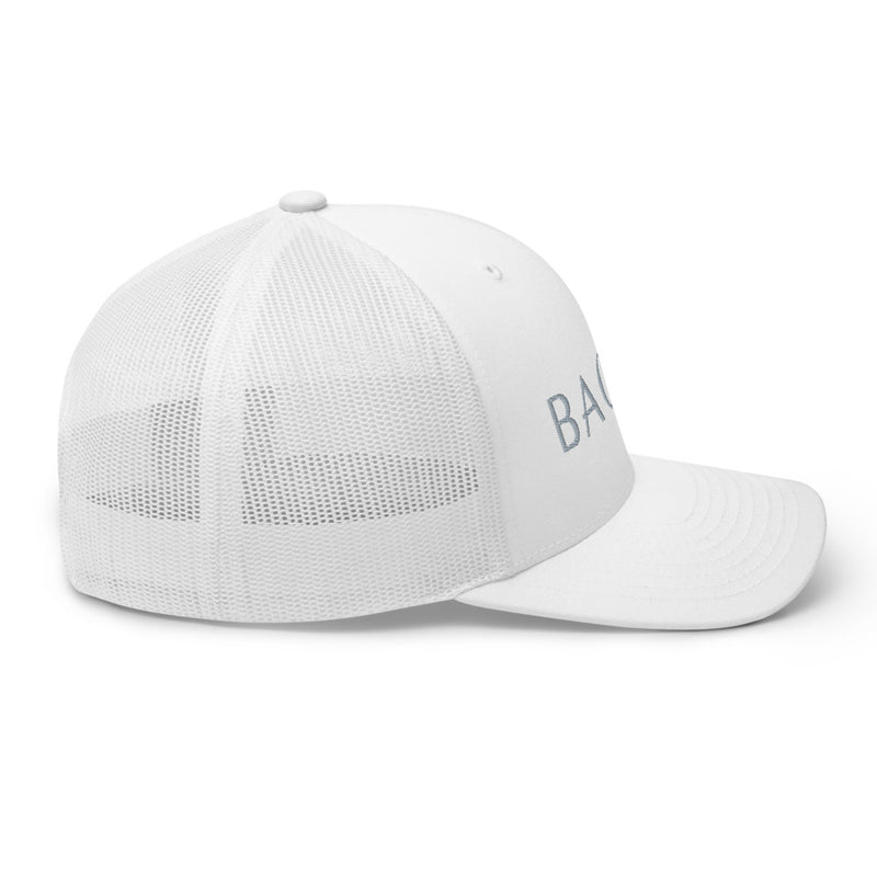 BAONG Embroidered Trucker Cap (Silver)
