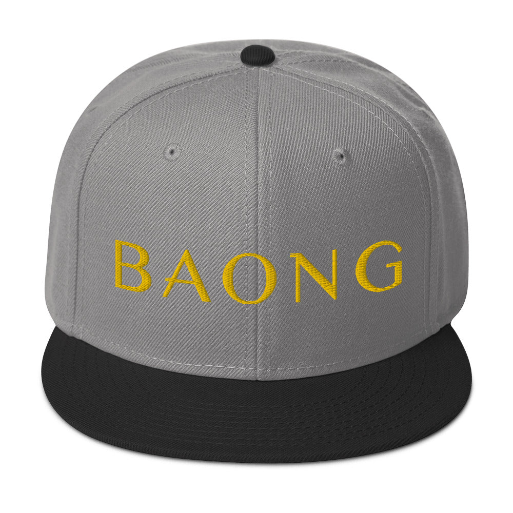 BAONG Embroidered Snapback (Gold)