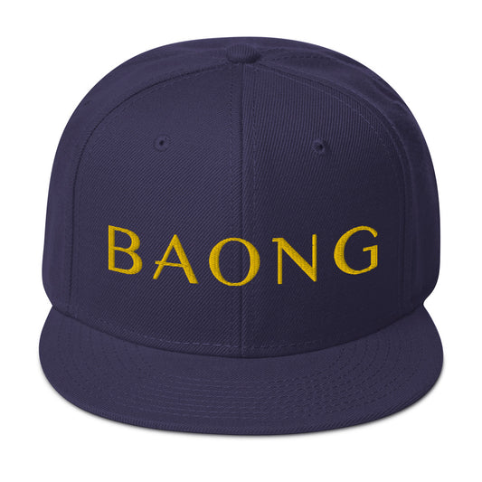 BAONG Embroidered Snapback (Gold)