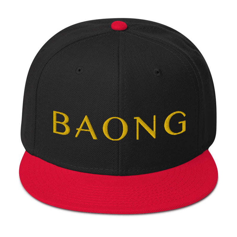 BAONG Embroidered Snapback (Gold)