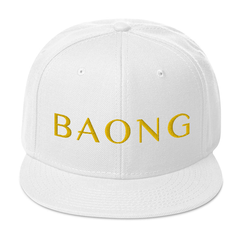 BAONG Embroidered Snapback (Gold)